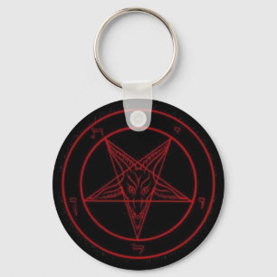 skräddarsy baphomet - nyckelring