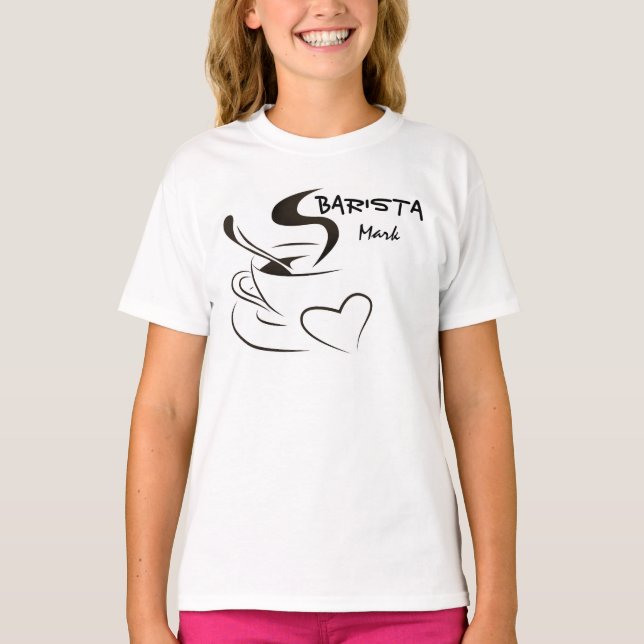 Skräddarsy baristadesign tröja (Framsida)