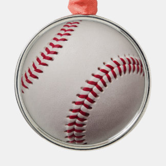 Skräddarsy baseball - julgransprydnad metall