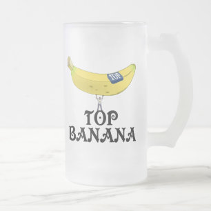 Skräddarsy bästa banan - frostat ölglas