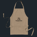 Skräddarsy BBQ-förkläde Förkläde<br><div class="desc">Låt personen i ditt liv veta dem är Tongmasteren</div>