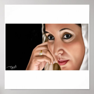 skräddarsy benazir-bhutto-shaheed - poster