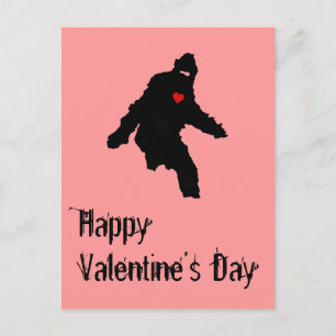 Skräddarsy BIGFOOT VALENTINVYKORT - Helg Vykort