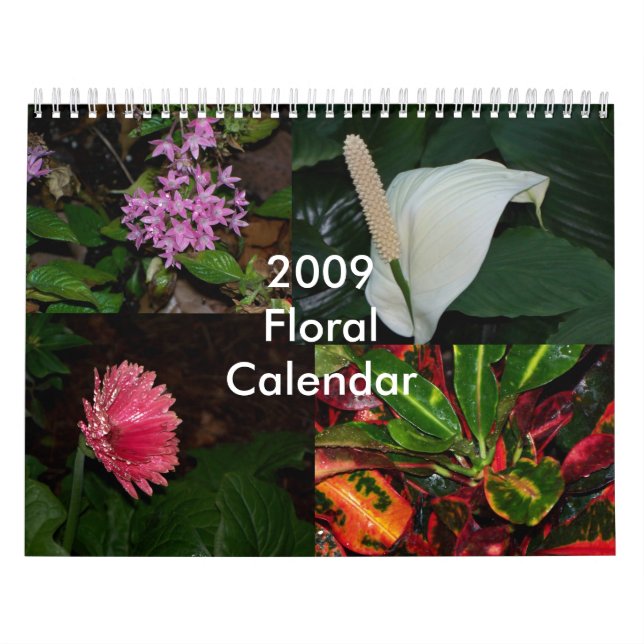 Skräddarsy blom- kalender 2009 - (Omslag)