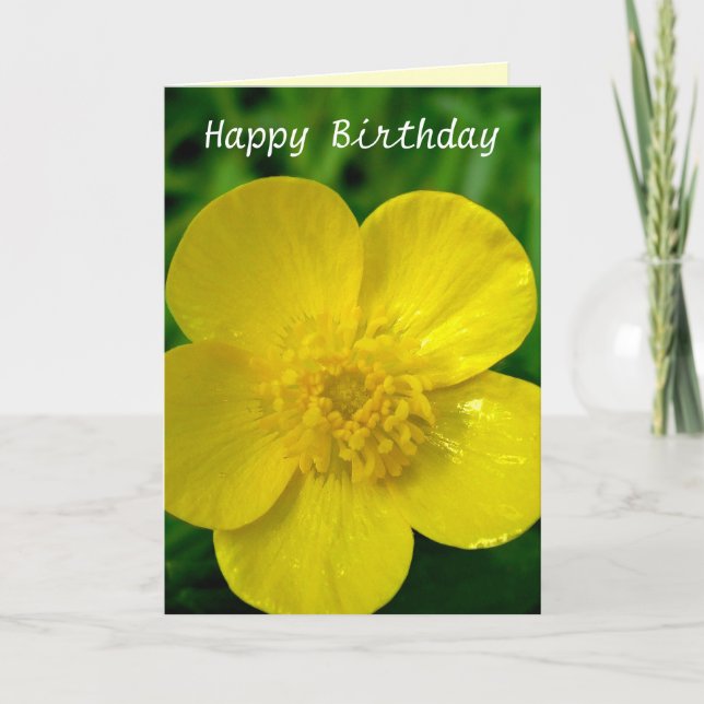 Skräddarsy Buttercup - födelsedag - Kort (Framsida)