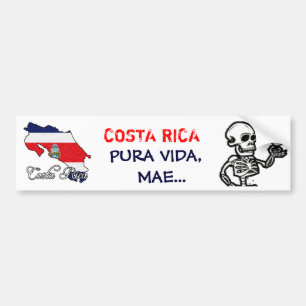 Skräddarsy Costa Rica bildekal -