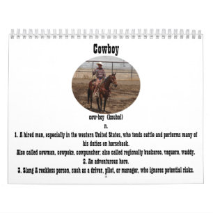 Skräddarsy Cowboykalender 2 - Kalender
