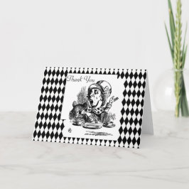 Skräddarsy den tokiga hatteren för tack kort