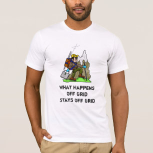 Skräddarsy den utomhus- fotvandra Av-Rastret för T-shirt