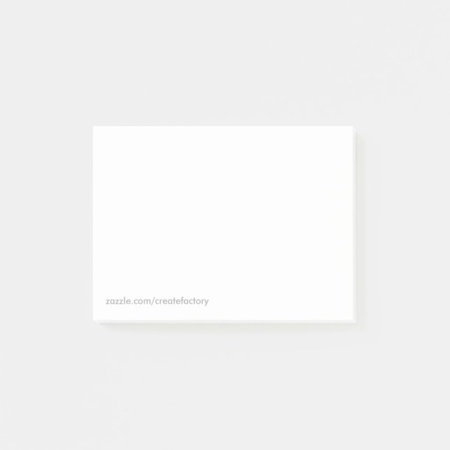 Skräddarsy/designen som ditt eget Postar-it® Post-it Block (Framsida)