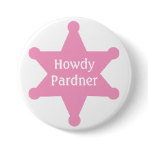 Skräddarsy det rosa sheriffemblem