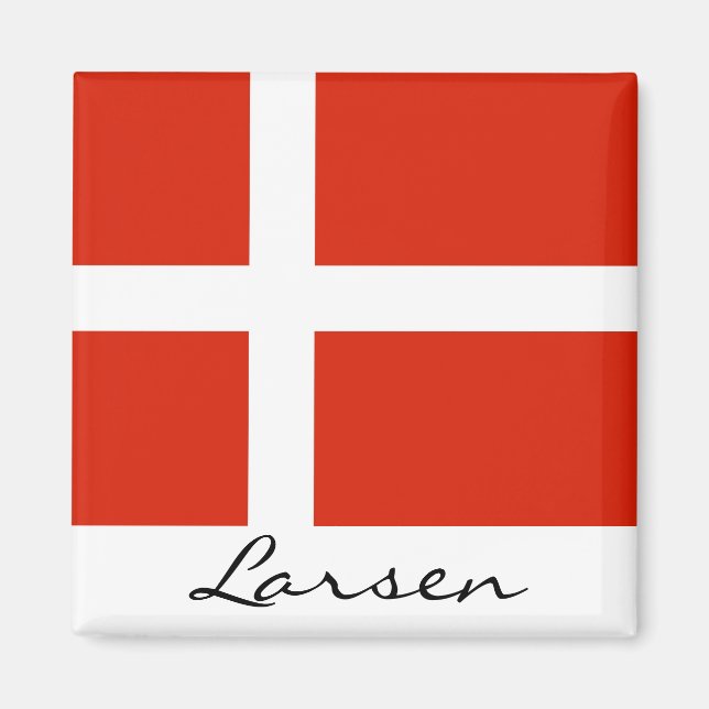 Skräddarsy din Dannebrog! Magnet (Framsidan)