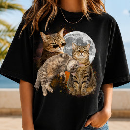SKRÄDDARSY DIN Egen Bootleg Katt Foto Tee Present