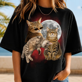 SKRÄDDARSY DIN Egen Bootleg Katt Foto Tee Present