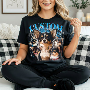 SKRÄDDARSY DIN Egen husdjur 90s bootleg vintage T Shirt