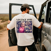 Skräddarsy din egen vintage födelsedags T-shirt id