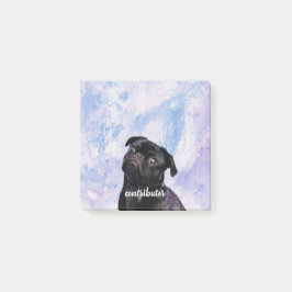 Skräddarsy din mycket egna svart post-it block