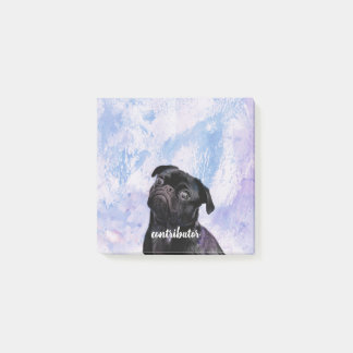 Skräddarsy din mycket egna svart post-it block