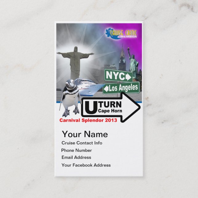 Skräddarsy din Sally korten för Visitkort (Framsida)