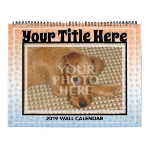 Skräddarsy ditt egna hund- eller katthusdjur kalender