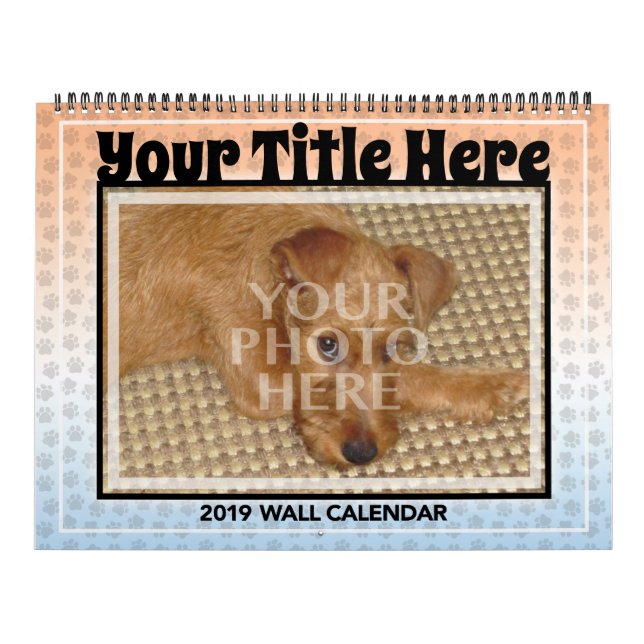 Skräddarsy ditt egna hund- eller katthusdjur kalender (Omslag)