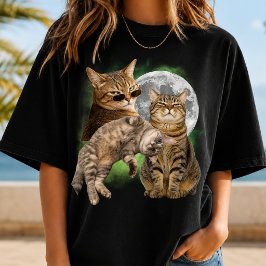 SKRÄDDARSY EGEN Bootleg Katt Foto Tee Present