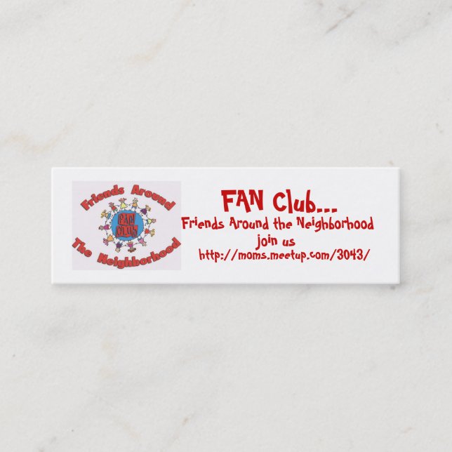 Skräddarsy FLÄKTklubbtelefonkort - (Framsida)