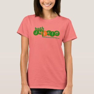 skräddarsy födelseknarkare - tee shirt