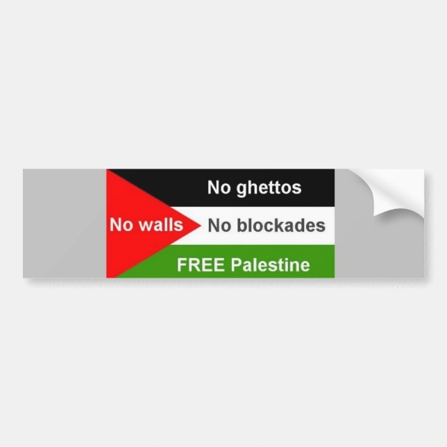 Skräddarsy fria Palestina - Bildekal (Framsidan)