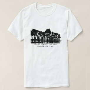 Skräddarsy gammal fruktträdgårdstrand-/pirskjor t shirt