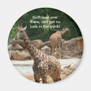 Skräddarsy giraffmagnet - magnet