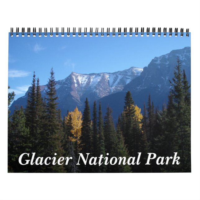 Skräddarsy glaciärnationalpark - kalender (Omslag)