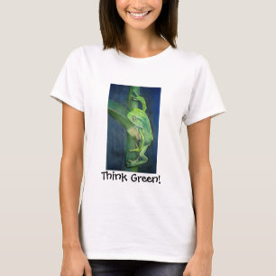 Skräddarsy global värme för unik tänkagröntgr t shirt