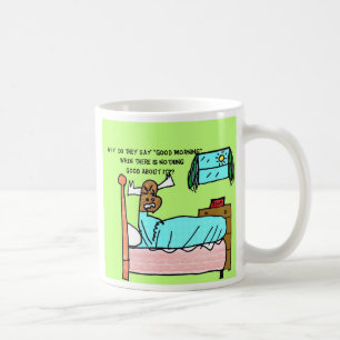 Skräddarsy Grumpy mugg "för bra morgon " för ä