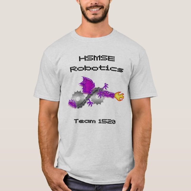 Skräddarsy HSMSE-Robotics - Tee (Framsida)