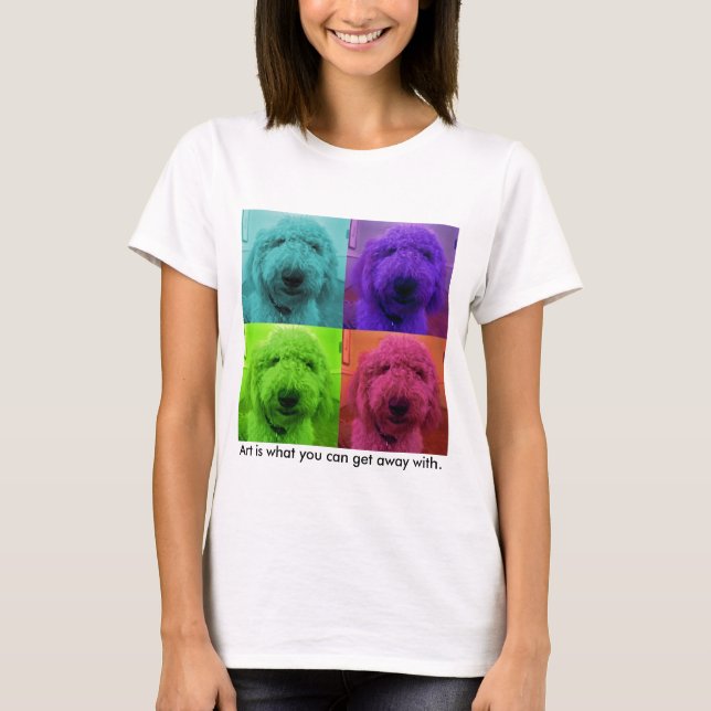 Skräddarsy hund - t shirt (Framsida)