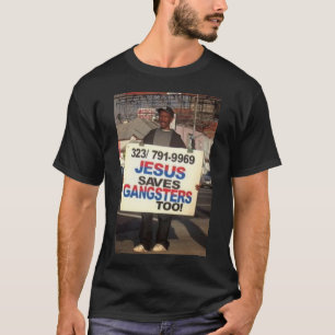 skräddarsy Jesus-spara-gangster-för - Tee