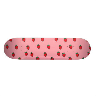 Skräddarsy jordgubbar - old school skateboard bräda 18 cm