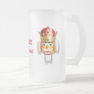 Skräddarsy julaftonnötknäpparekung frostat ölglas