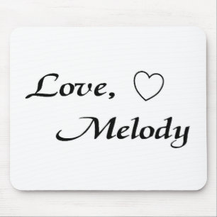 skräddarsy kärlekmelodimousepad- musmatta