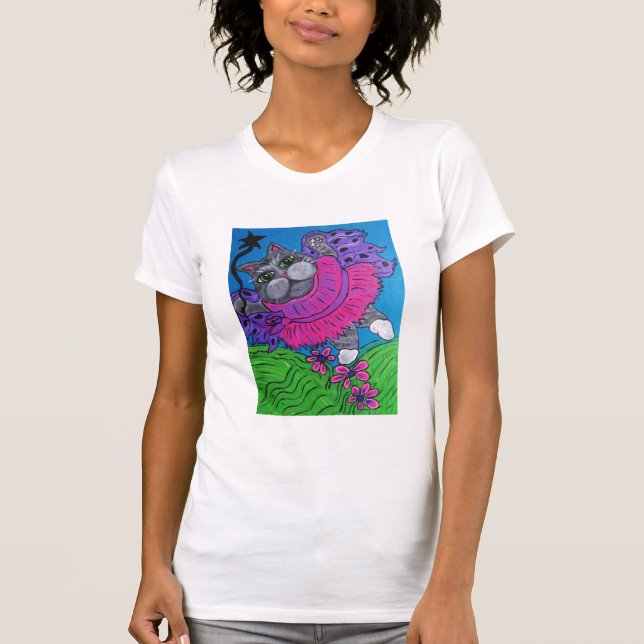 Skräddarsy kattfe - t-shirt (Framsida)