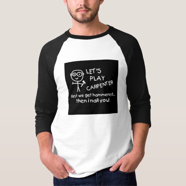 skräddarsy komedi - tee (Framsida)