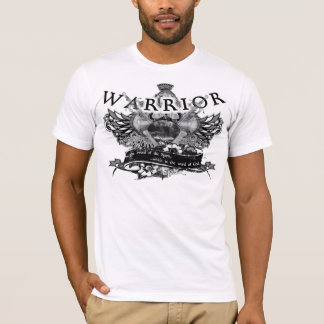 Skräddarsy krigare av guden - vit - t-shirt