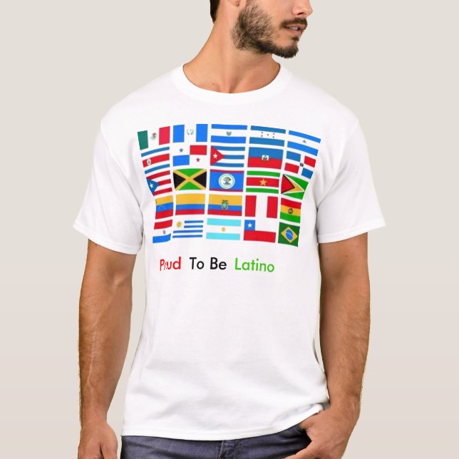 Skräddarsy Latinoskjorta - T-shirt (Framsida)
