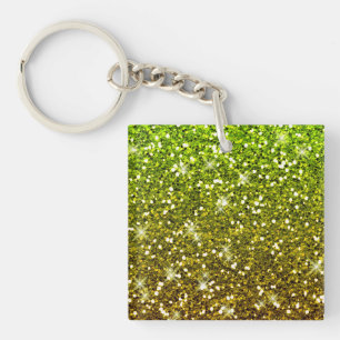 Skräddarsy Ljust grönt Guld Glitter