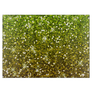 Skräddarsy Ljust grönt Guld Glitter