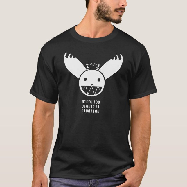 Skräddarsy logotyp för internetdemon LOL - Tee (Framsida)