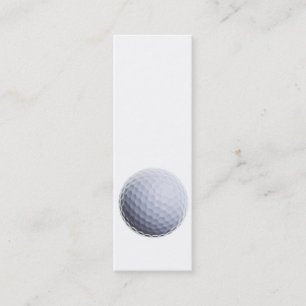 Skräddarsy mall för golfboll bakgrund mini visitkort