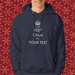 Skräddarsy mig kan inte hålla lugn sweatshirt