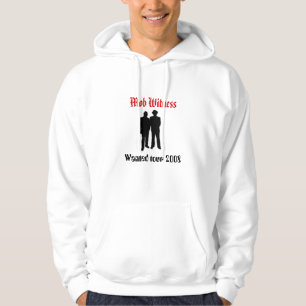 skräddarsy mobstervittne - sweatshirt med luva